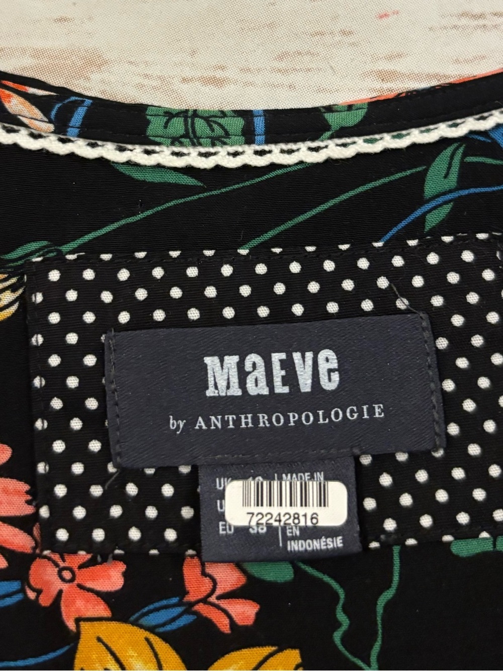 Anthropologie Maeve Bloedel Floral Dress Size 6 - Picture 3 of 16